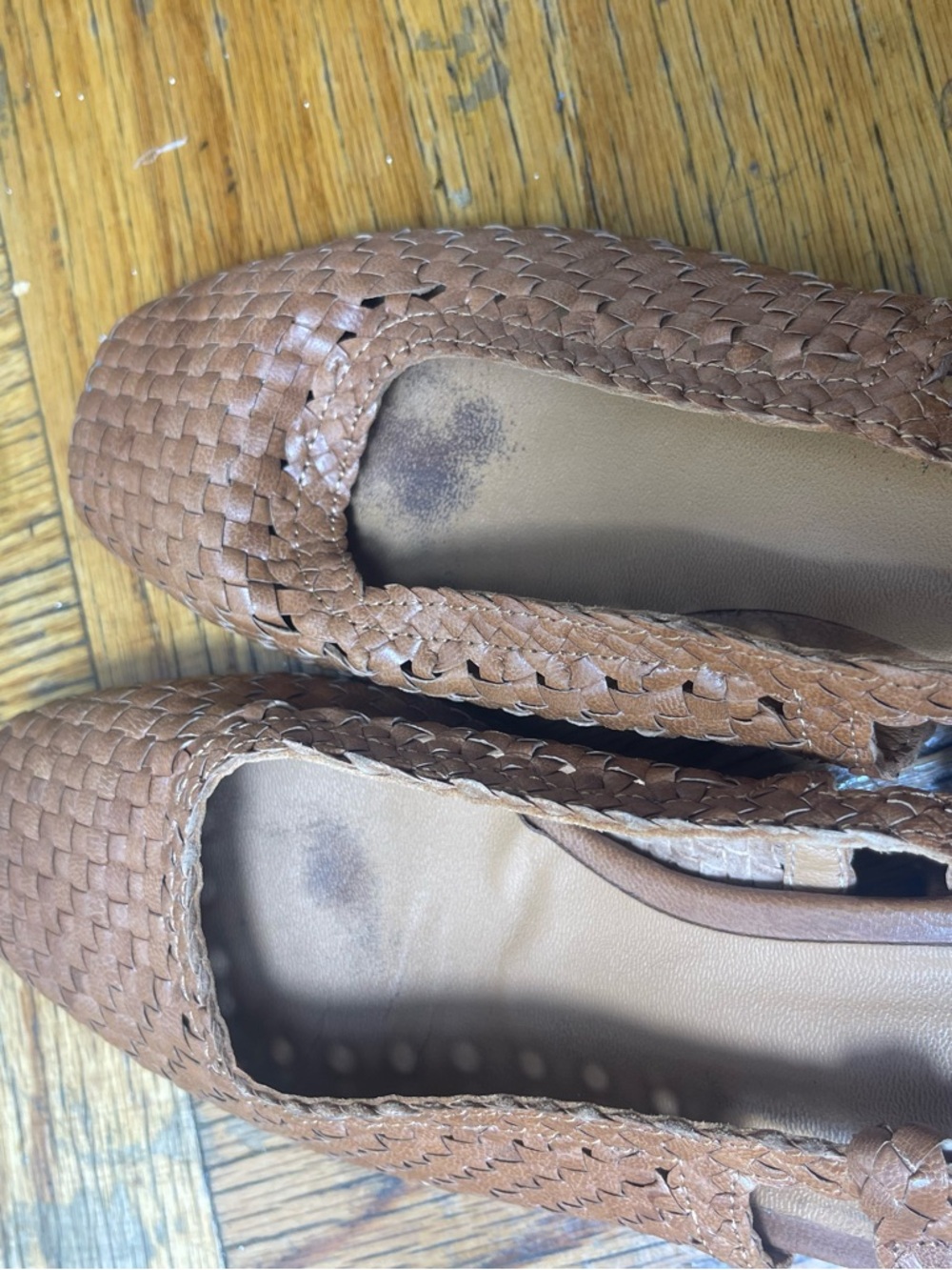 Sezane Paula Babies Woven Slingback Heels - Picture 3 of 8